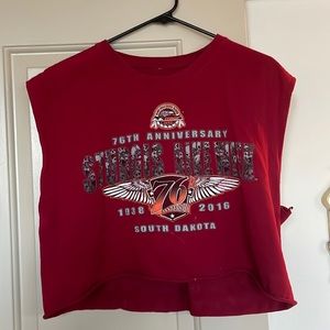 Vintage Harley Davidson Cutoff T-shirt